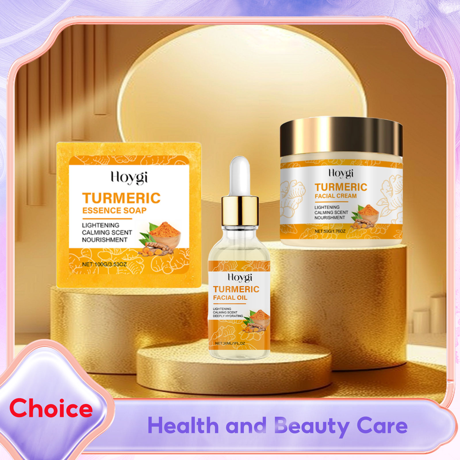 Soap Making Essential Oils - Set Perawatan Kulit Kunyit Sabun Tubuh