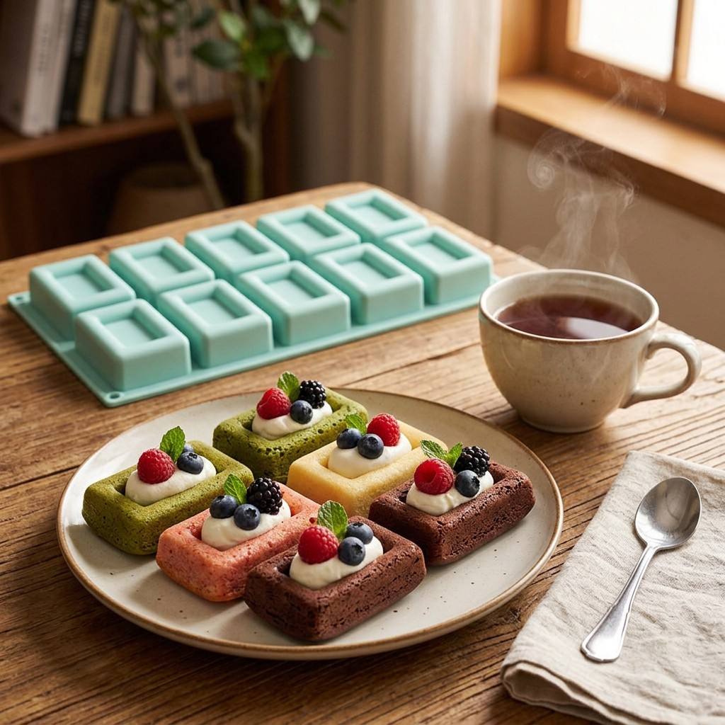 Cetakan Kue Silikon Persegi Pa - Soap Making Ideas ulasan dan harga