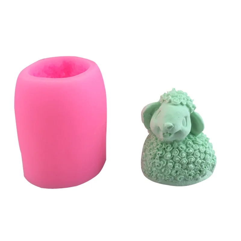 Cetakan lilin silikon Domba 3D - Soap Making At Home ulasan dan harga