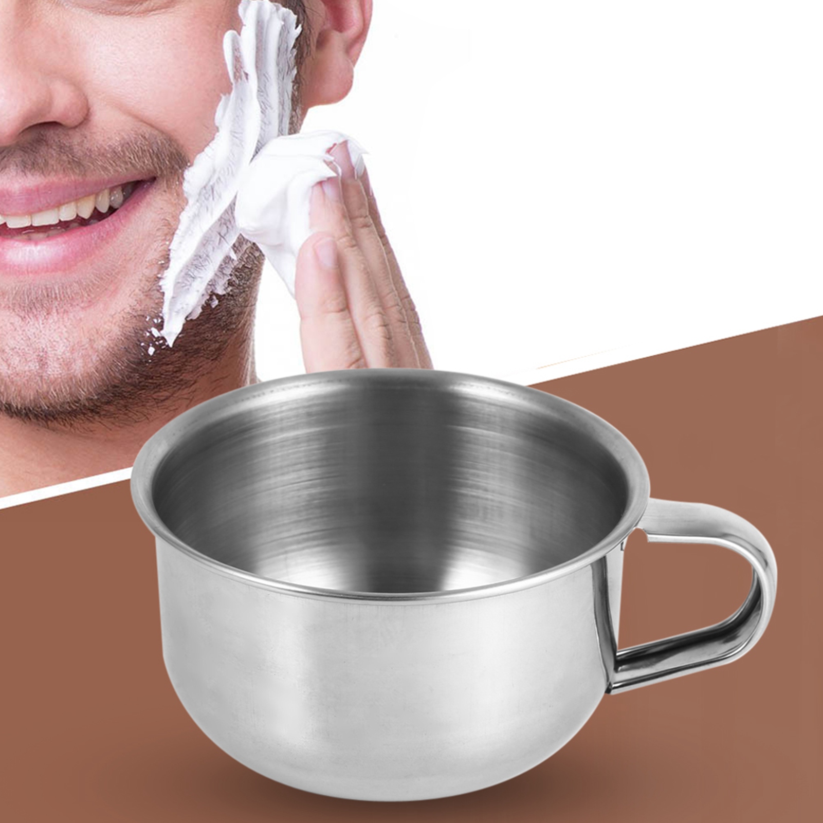 Mug Cawan Sabun Cukur Logam St - Soap Making Tools ulasan dan harga