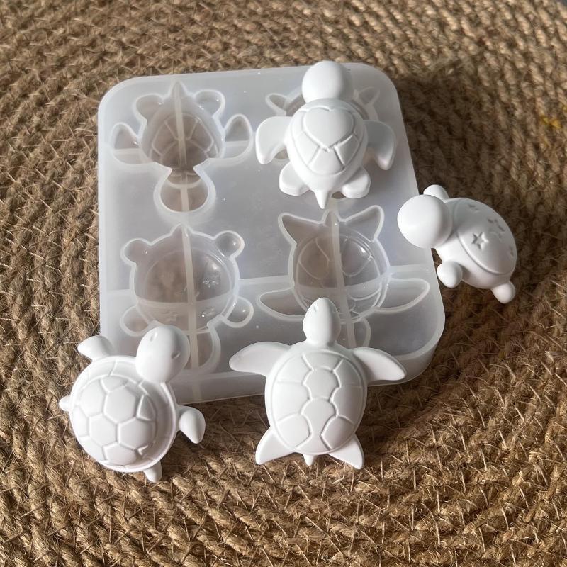 Cetakan Silikon Empat Kura-kur - Soap Making Name ulasan dan harga
