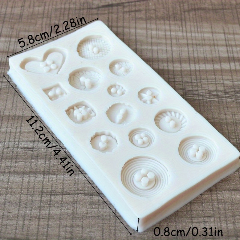 Cetakan Silikon Bentuk Kancing - Soap Making Tools ulasan dan harga