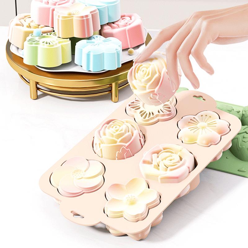 Cetakan Silikon Bunga SU, 6 Ro - Soap Making Homemade ulasan dan harga