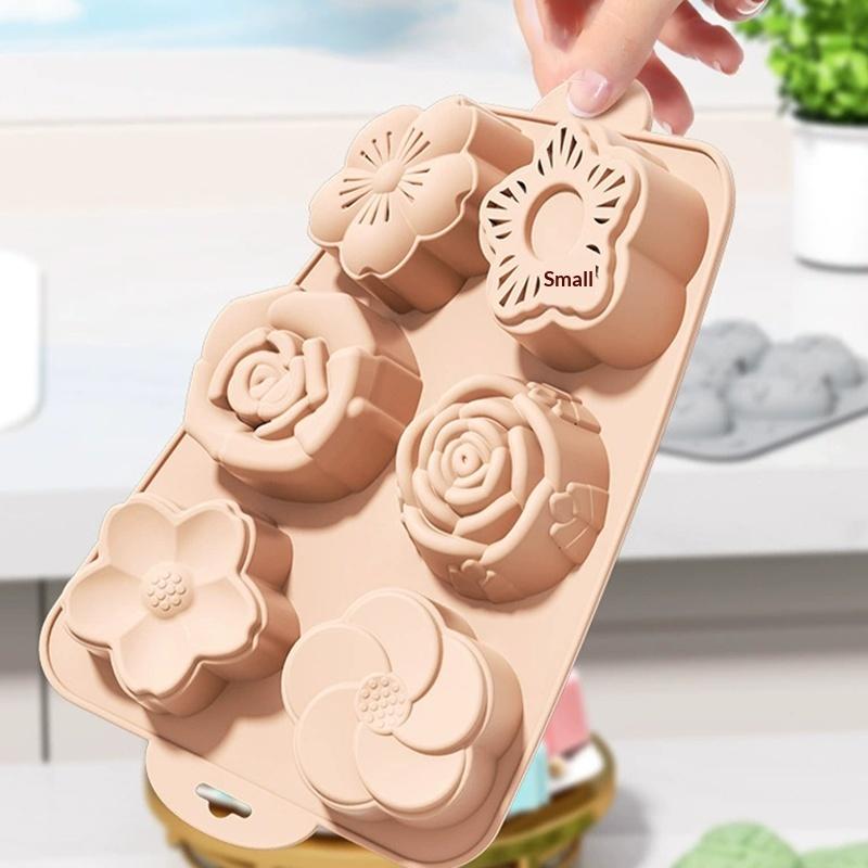 Cetakan Silikon Bunga SU, 6 Ro - Soap Making Homemade ulasan dan harga
