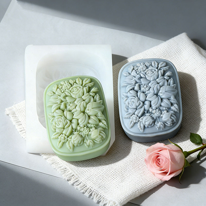 Cetakan Sabun Silikon Motif Bu - Soap Making At Home ulasan dan harga