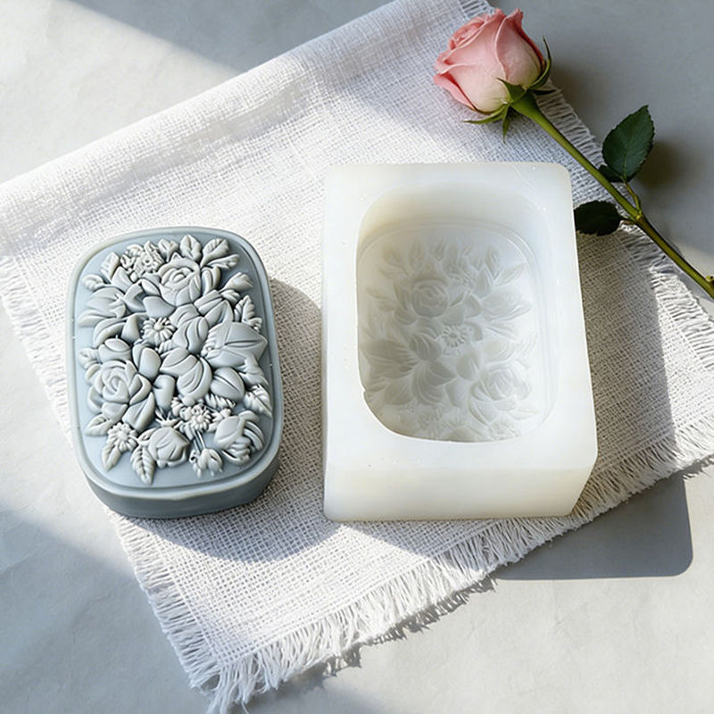 Cetakan Sabun Silikon Motif Bu - Soap Making At Home ulasan dan harga
