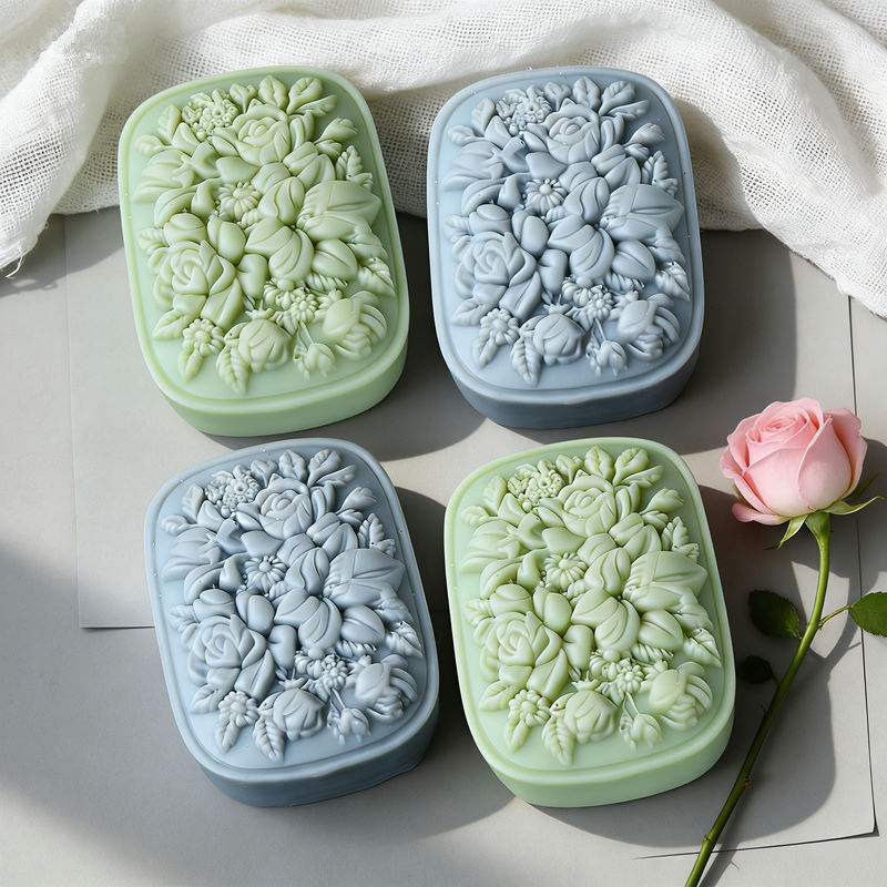 Cetakan Sabun Silikon Motif Bu - Soap Making At Home ulasan dan harga