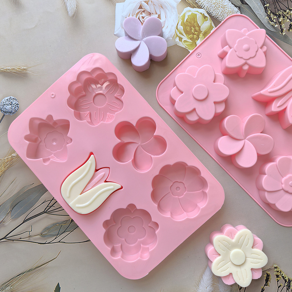 Cetakan Silikon Bentuk Bunga B - Soap Making Ideas ulasan dan harga
