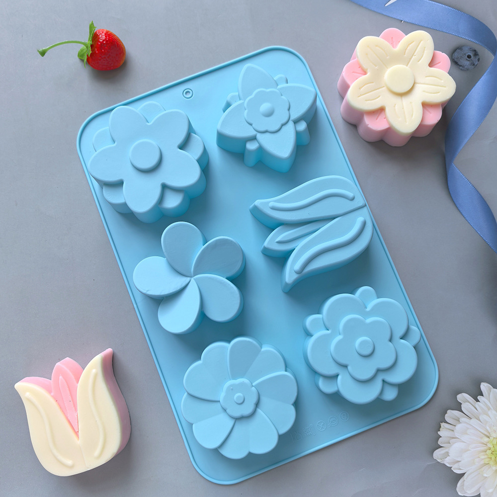 Cetakan Silikon Bentuk Bunga B - Soap Making Ideas ulasan dan harga