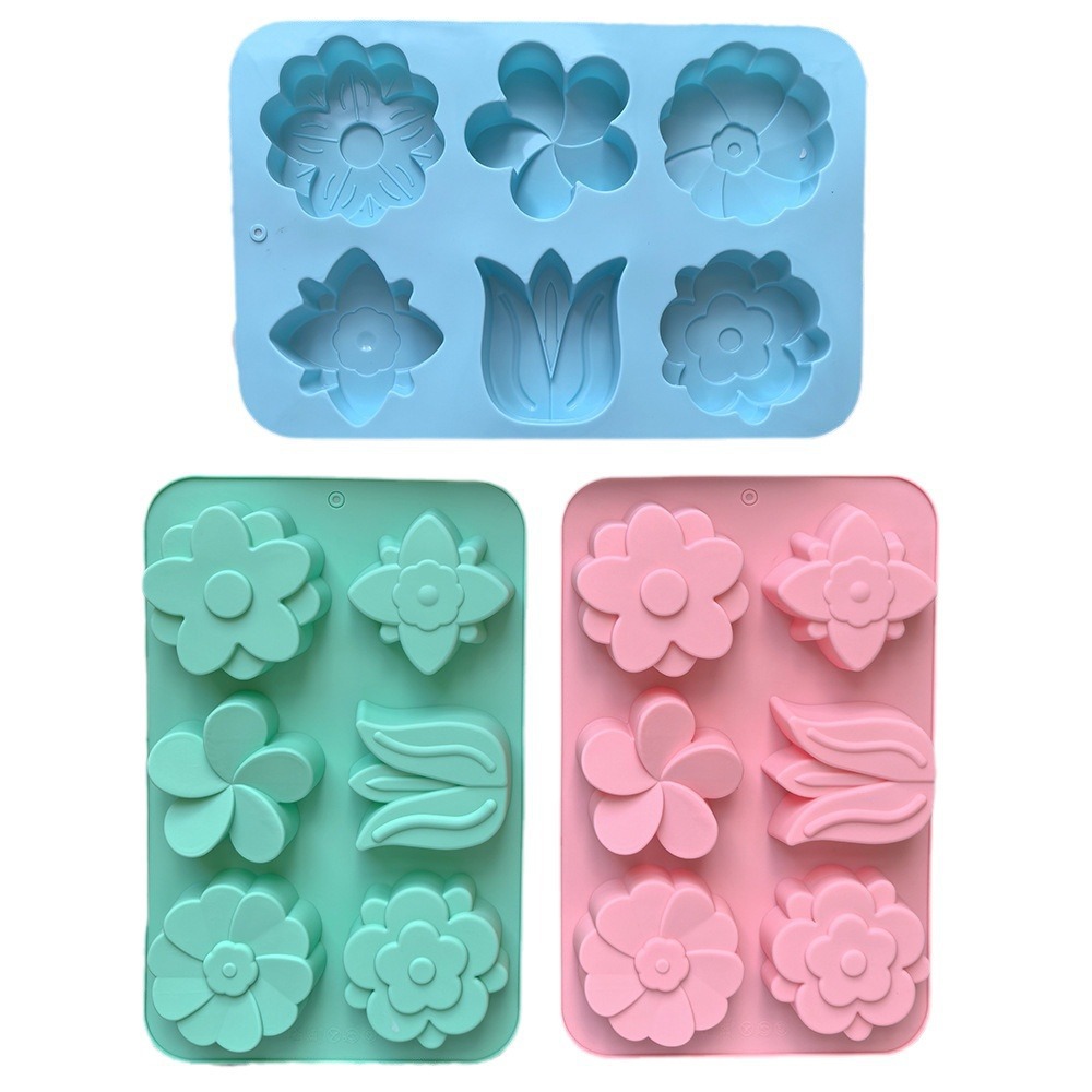 Cetakan Silikon Bentuk Bunga B - Soap Making Ideas ulasan dan harga