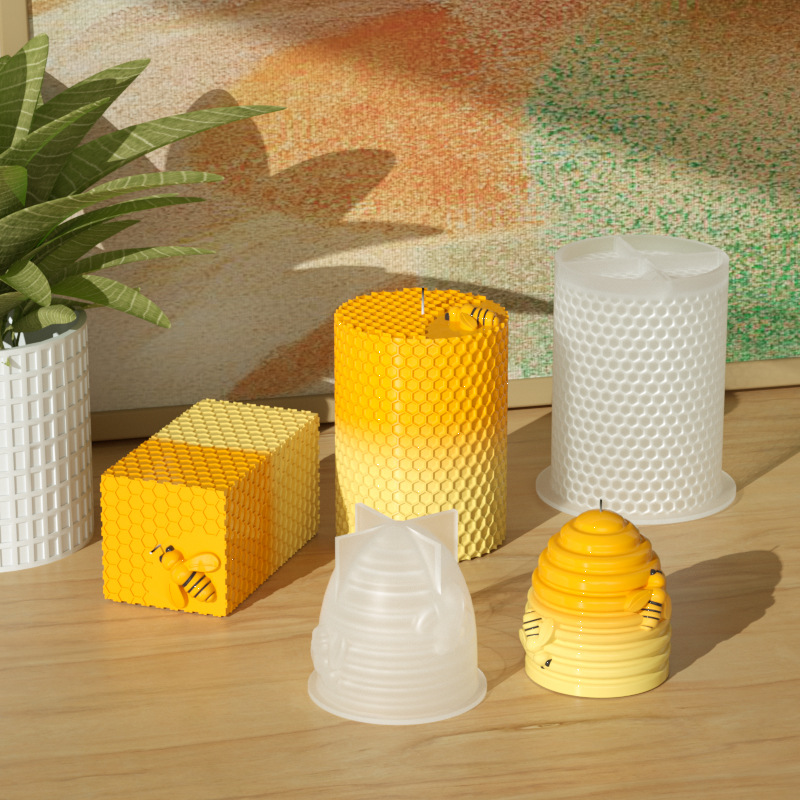 Lilin Cetakan Silikon 3D Lebah - Soap Making Homemade ulasan dan harga