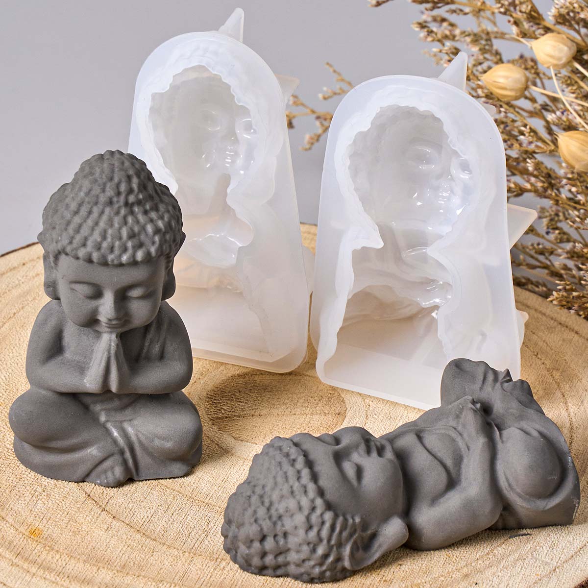 Cetakan Lilin Silikon Buddha K - Soap Making Ideas ulasan dan harga